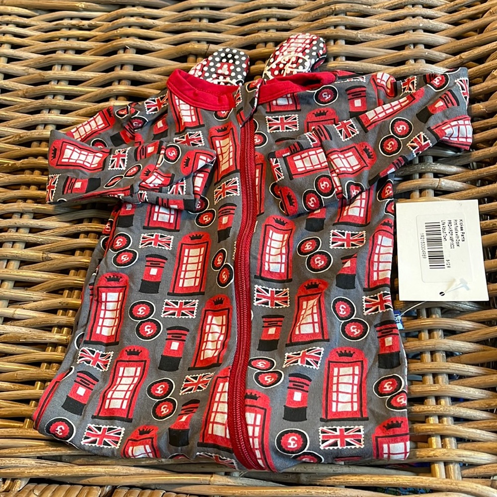 NWT Kickee Pants Footie pajamas size 9-12M